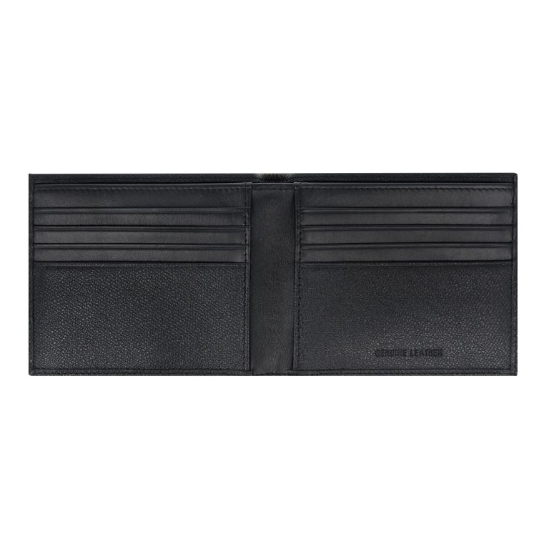 Buy Crossing Elite Bi-fold Leather Wallet [16 Card Slots] RFID - Black ...